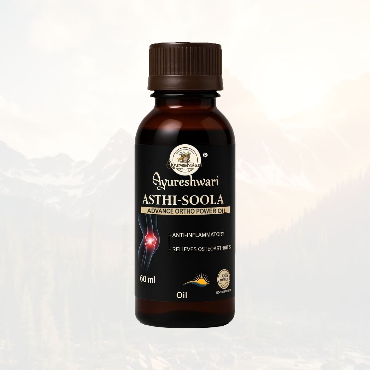 Ayureshwari Asthi-Soola Advanced Ortho Care Combo Kit – Joint, Bone & Muscle Support (Capsules + Oil) – image 3