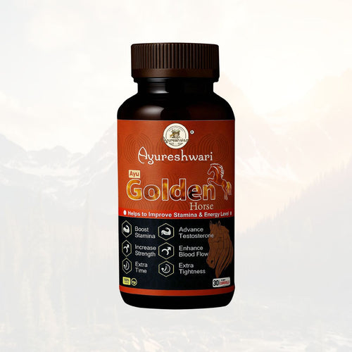 Ayureshwari Ayu Golden Horse Capsules – Stamina, Energy & Performance Support (30 Capsules)