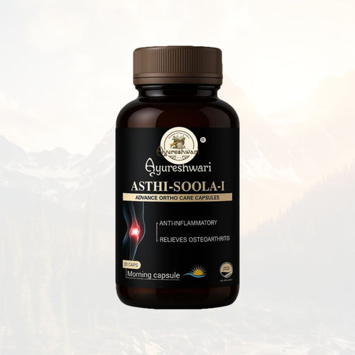 Ayureshwari Asthi-Soola Advanced Ortho Care Combo Kit – Joint, Bone & Muscle Support (Capsules + Oil) – image 2