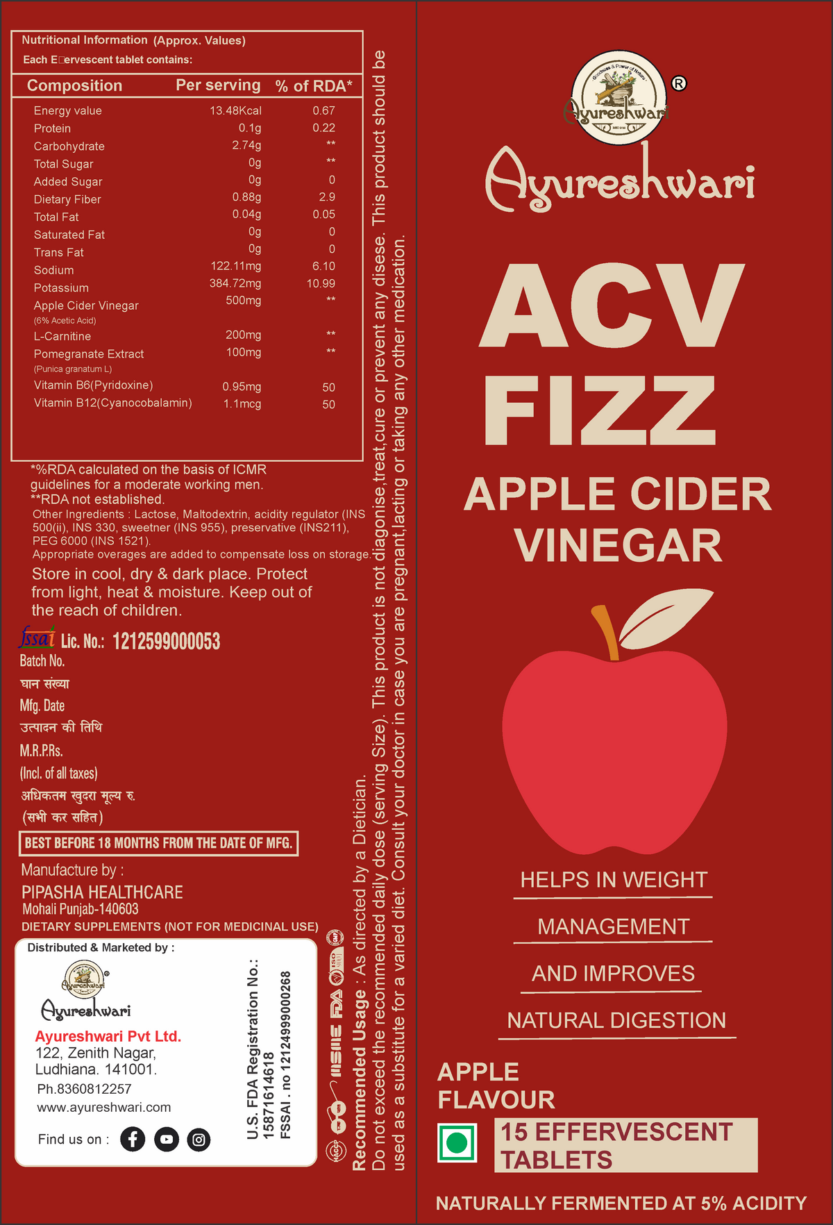 GLUTA AND ACV FIZZ