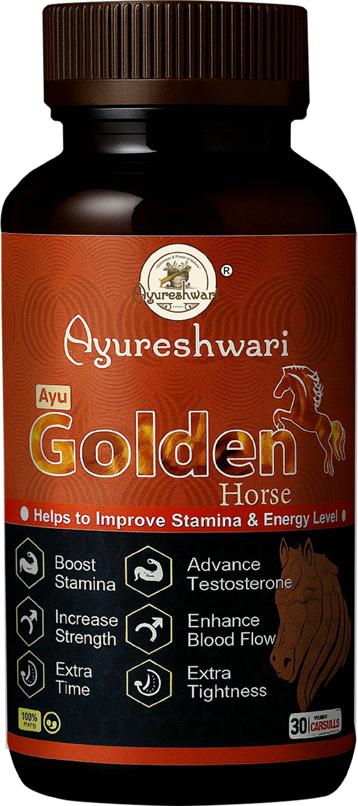 TESTO BOOSTER AND GOLDEN HORSE