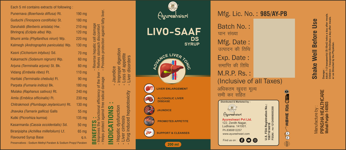 URIC CLEAR AND LIVO SAAF