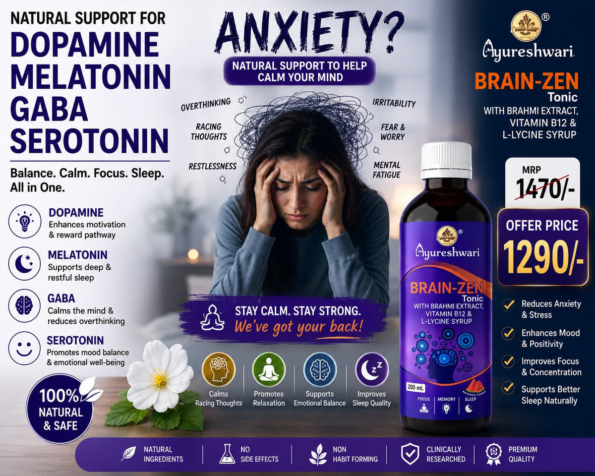 Ayureshwari Brainzen Tonic – Brain Health & Memory Support Syrup with Brahmi & Vitamin B-Complex (200 ml) – image 7