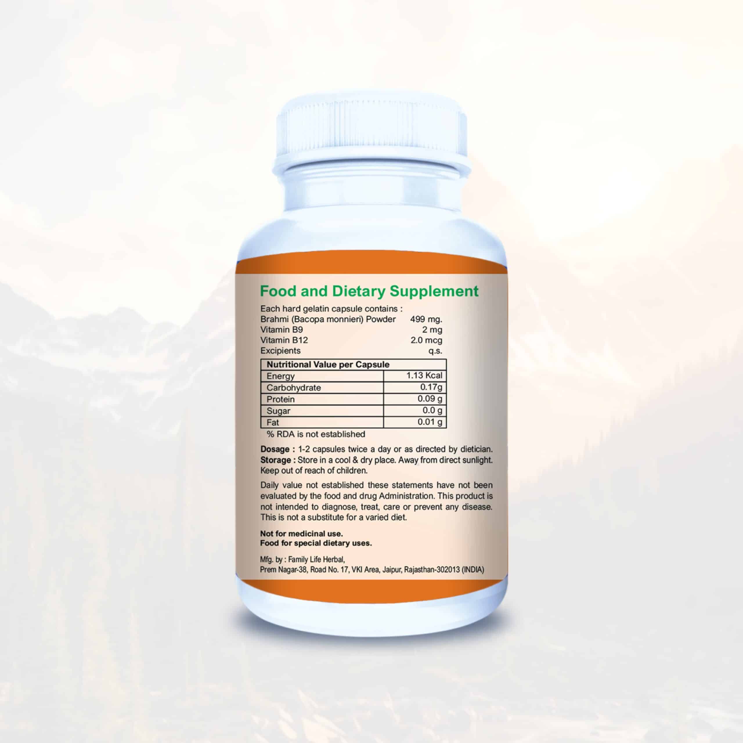 Ayureshwari Bacopa Monnieri