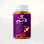 Ayureshwari Omega 3 Fish Oil Capsules – EPA 540 & DHA 360 for Heart, Brain & Joint Health (60 Softgels)