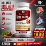 Ayureshwari Uric Clear Capsules – Supports Healthy Uric Acid Levels (60 Capsules)